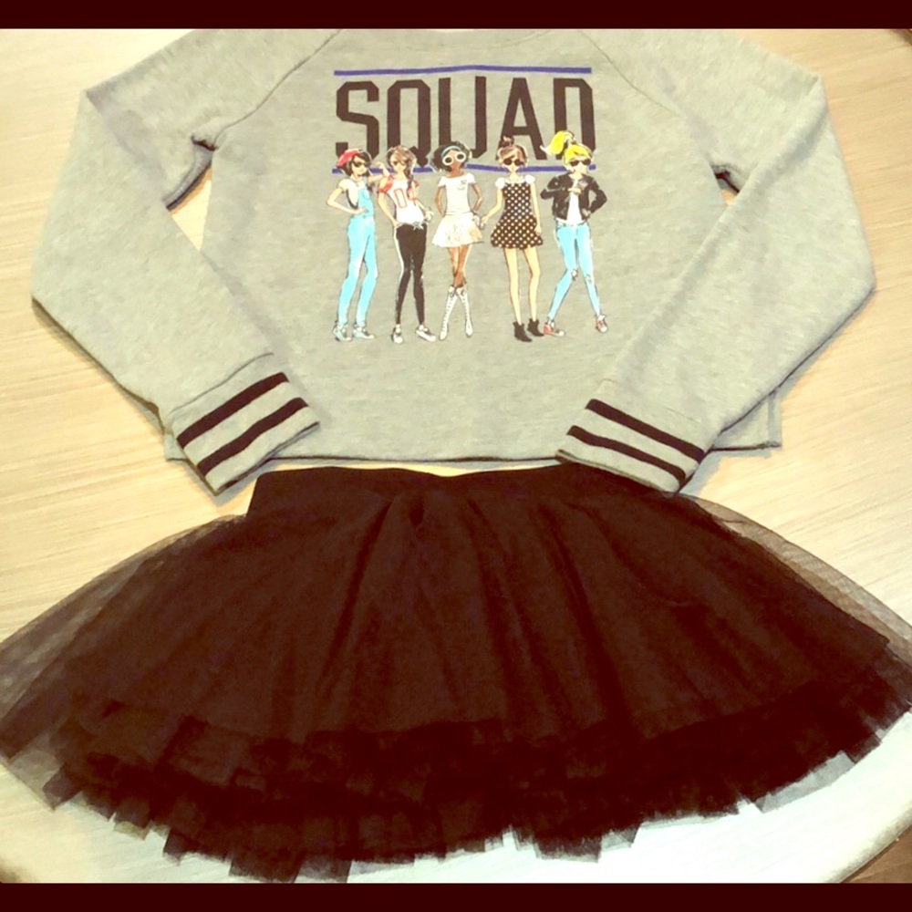❌❌SOLD❌❌Girls Black Ballet/Dance Tutu Skirt 🌹S